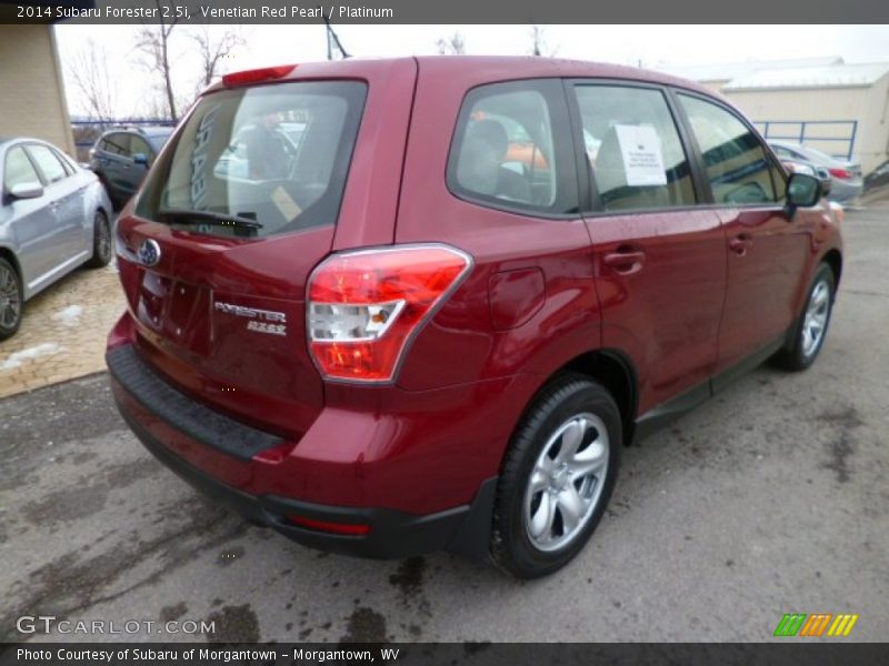 Venetian Red Pearl / Platinum 2014 Subaru Forester 2.5i
