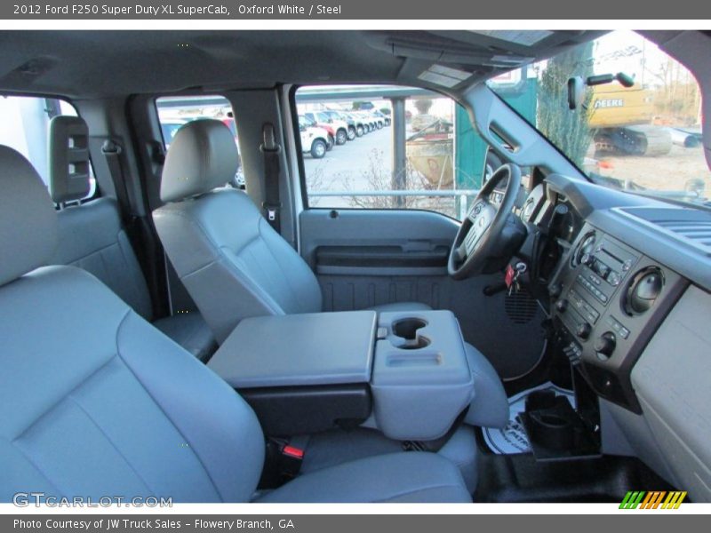 Oxford White / Steel 2012 Ford F250 Super Duty XL SuperCab