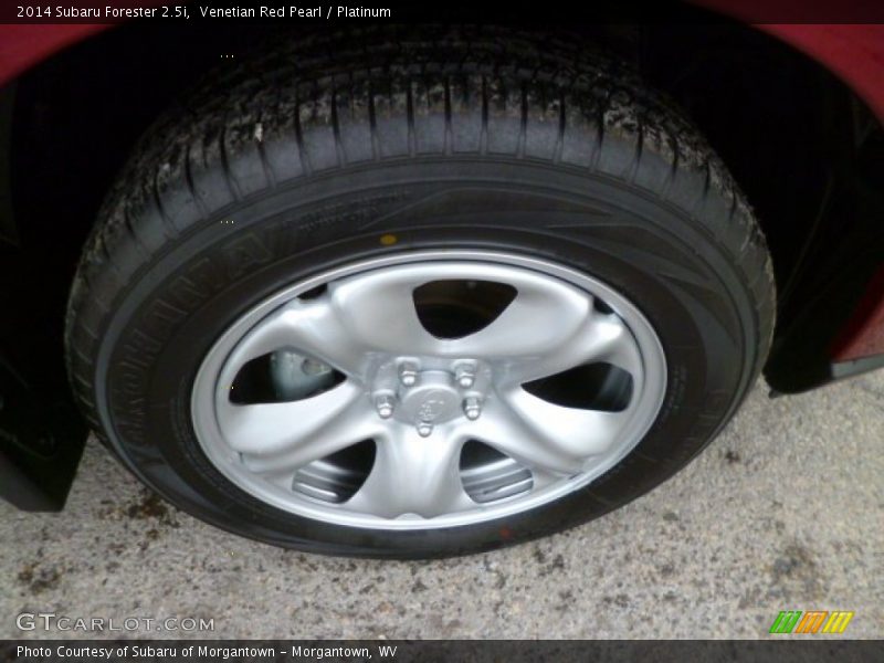 Venetian Red Pearl / Platinum 2014 Subaru Forester 2.5i