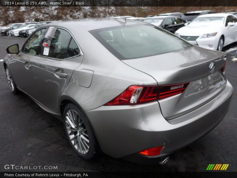 Atomic Silver / Black 2014 Lexus IS 250 AWD