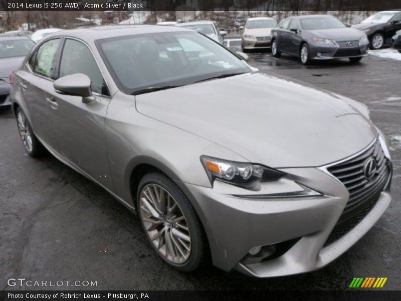 Atomic Silver / Black 2014 Lexus IS 250 AWD