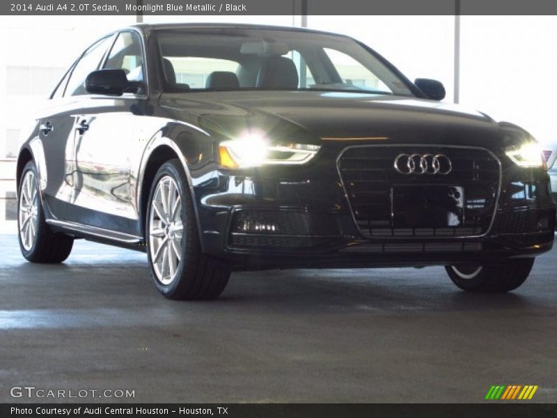 Moonlight Blue Metallic / Black 2014 Audi A4 2.0T Sedan