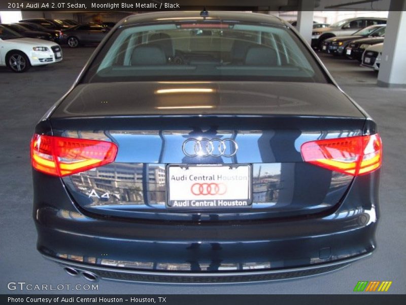 Moonlight Blue Metallic / Black 2014 Audi A4 2.0T Sedan