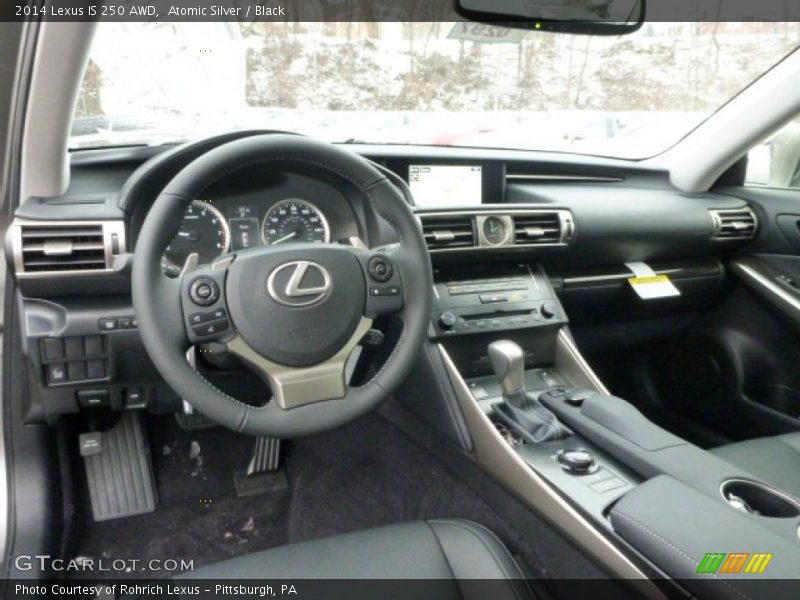  2014 IS 250 AWD Black Interior