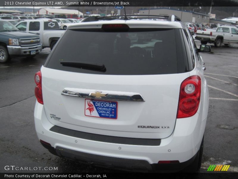 Summit White / Brownstone/Jet Black 2013 Chevrolet Equinox LTZ AWD
