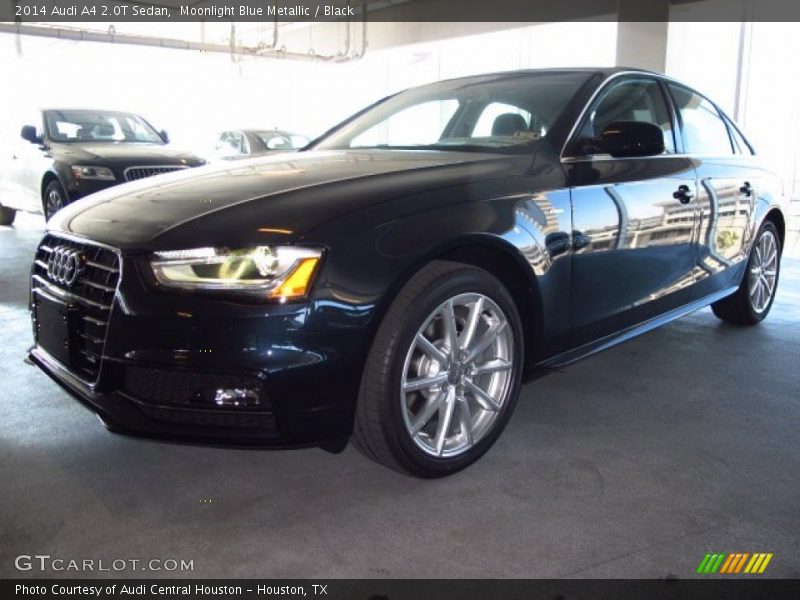 Moonlight Blue Metallic / Black 2014 Audi A4 2.0T Sedan