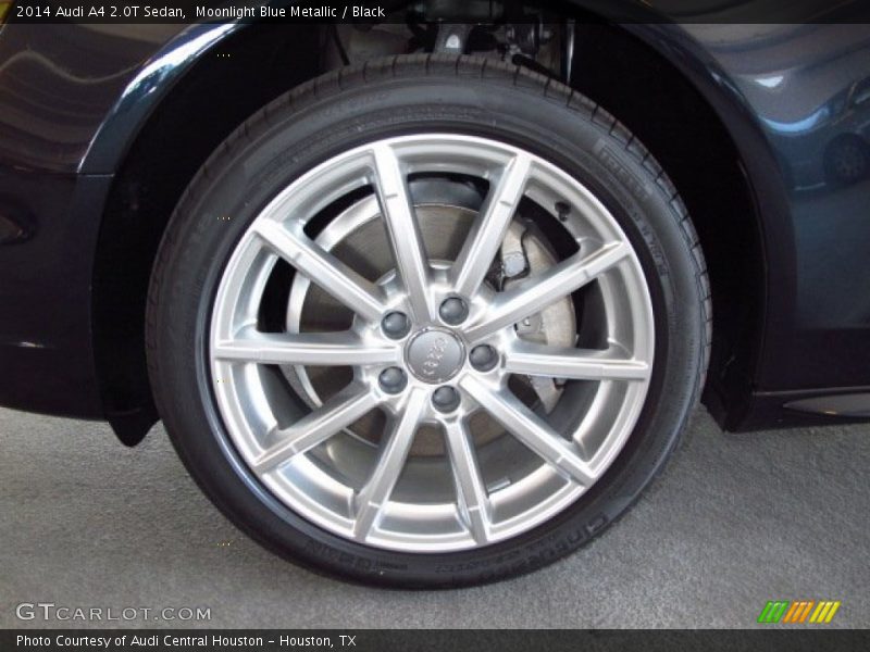 Moonlight Blue Metallic / Black 2014 Audi A4 2.0T Sedan