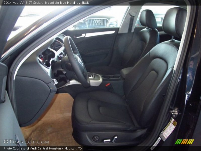 Moonlight Blue Metallic / Black 2014 Audi A4 2.0T Sedan