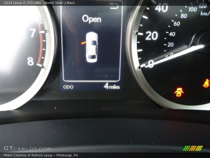 Atomic Silver / Black 2014 Lexus IS 250 AWD