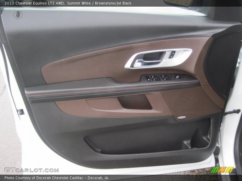 Summit White / Brownstone/Jet Black 2013 Chevrolet Equinox LTZ AWD