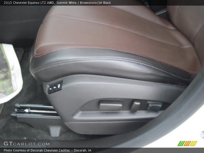 Summit White / Brownstone/Jet Black 2013 Chevrolet Equinox LTZ AWD