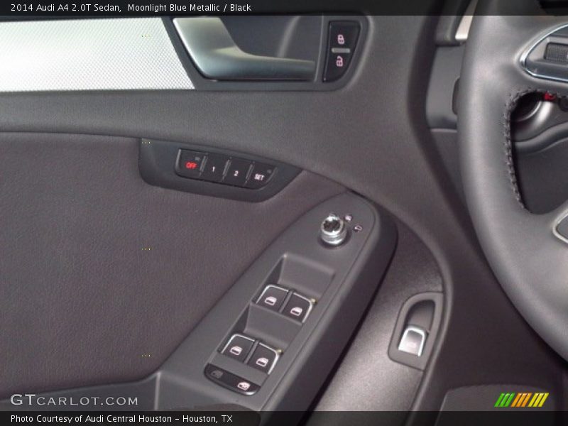 Moonlight Blue Metallic / Black 2014 Audi A4 2.0T Sedan