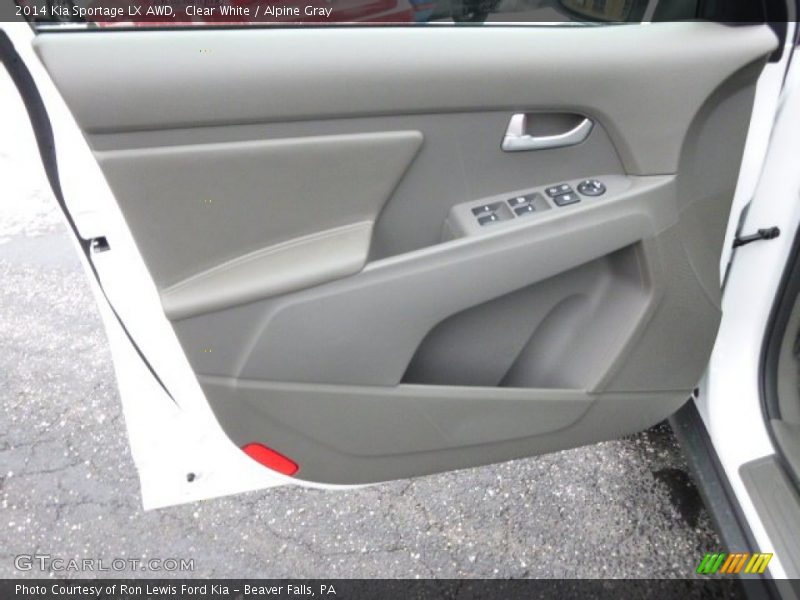 Clear White / Alpine Gray 2014 Kia Sportage LX AWD