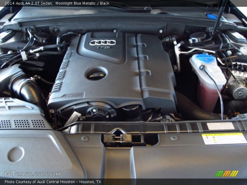 Moonlight Blue Metallic / Black 2014 Audi A4 2.0T Sedan