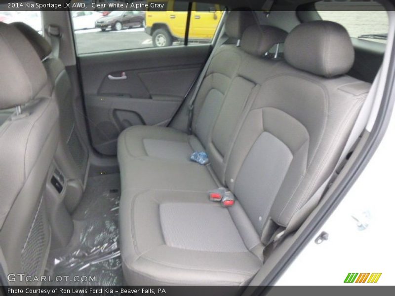 Clear White / Alpine Gray 2014 Kia Sportage LX AWD