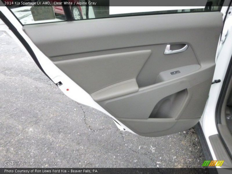 Clear White / Alpine Gray 2014 Kia Sportage LX AWD