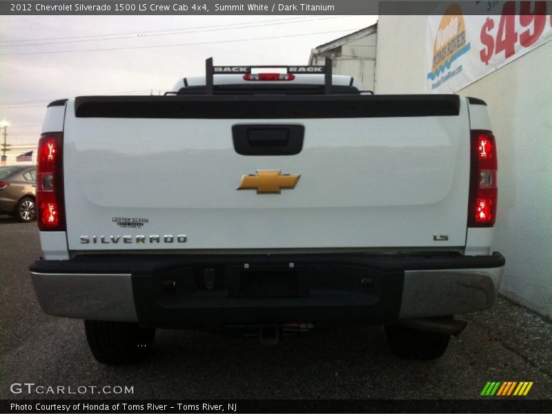 Summit White / Dark Titanium 2012 Chevrolet Silverado 1500 LS Crew Cab 4x4