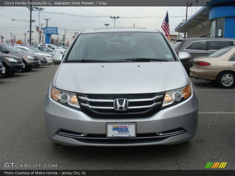 Alabaster Silver Metallic / Gray 2014 Honda Odyssey EX-L