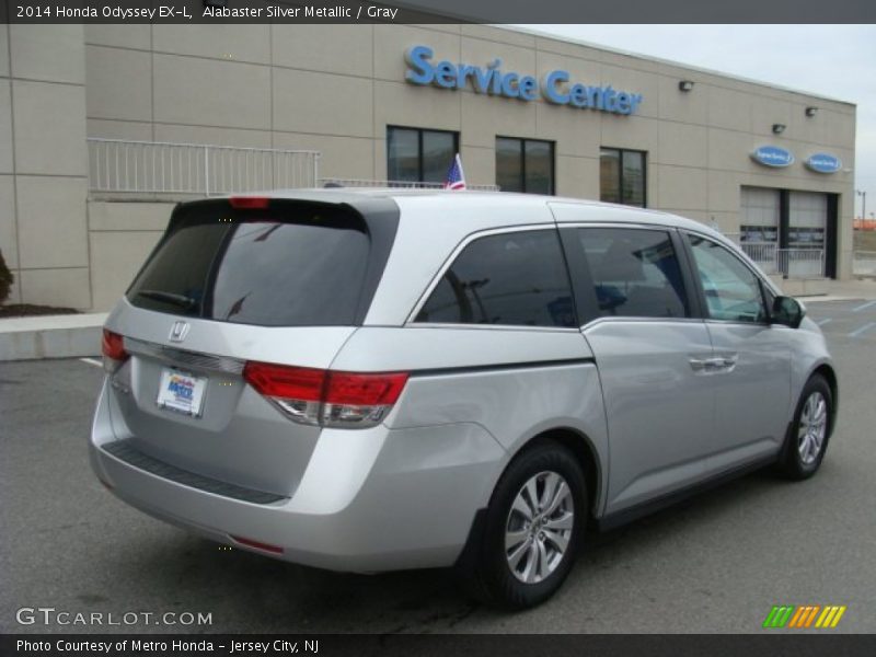 Alabaster Silver Metallic / Gray 2014 Honda Odyssey EX-L