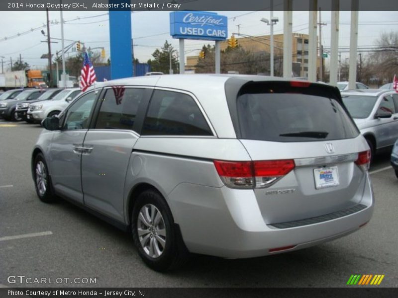 Alabaster Silver Metallic / Gray 2014 Honda Odyssey EX-L