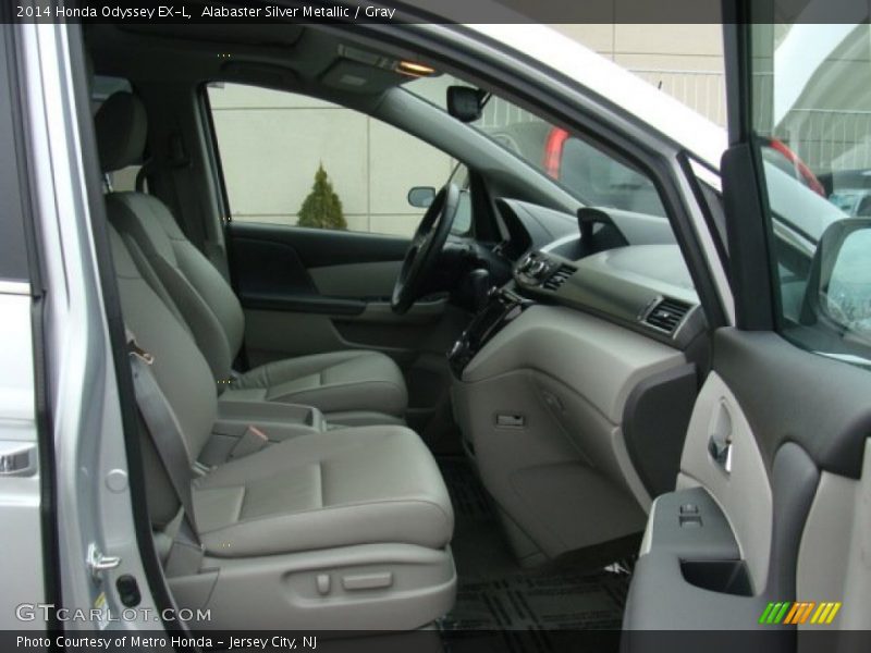 Alabaster Silver Metallic / Gray 2014 Honda Odyssey EX-L