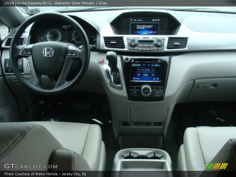 Alabaster Silver Metallic / Gray 2014 Honda Odyssey EX-L