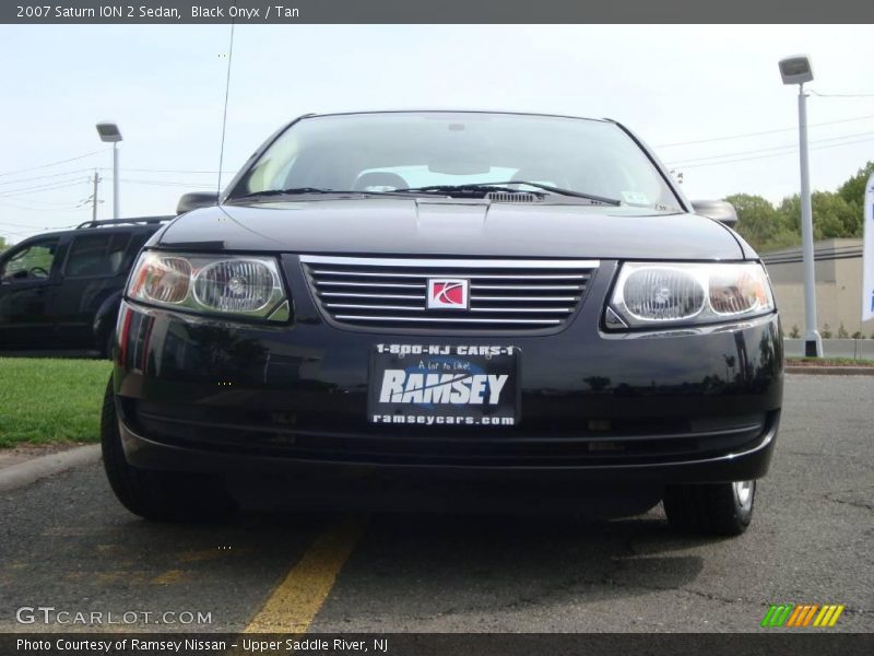 Black Onyx / Tan 2007 Saturn ION 2 Sedan