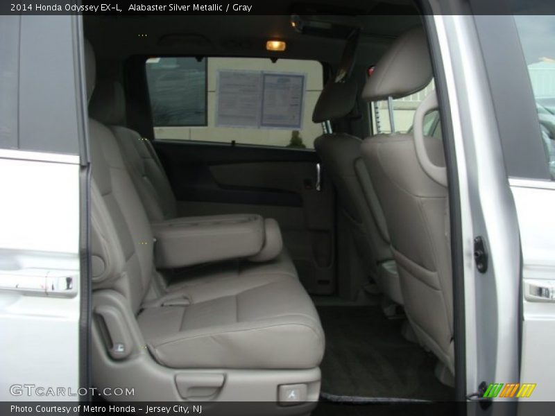 Alabaster Silver Metallic / Gray 2014 Honda Odyssey EX-L