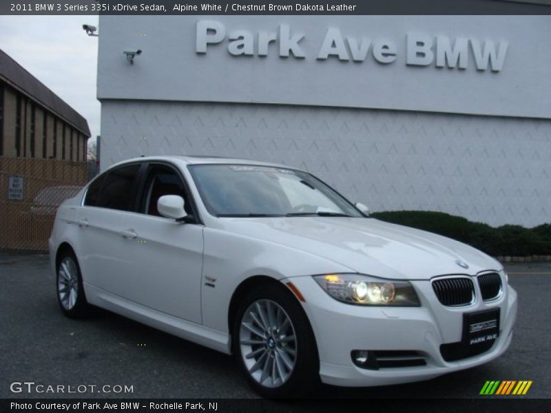 Alpine White / Chestnut Brown Dakota Leather 2011 BMW 3 Series 335i xDrive Sedan