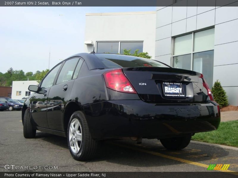Black Onyx / Tan 2007 Saturn ION 2 Sedan