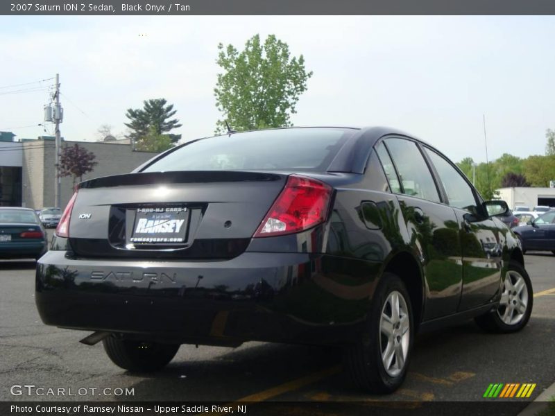 Black Onyx / Tan 2007 Saturn ION 2 Sedan