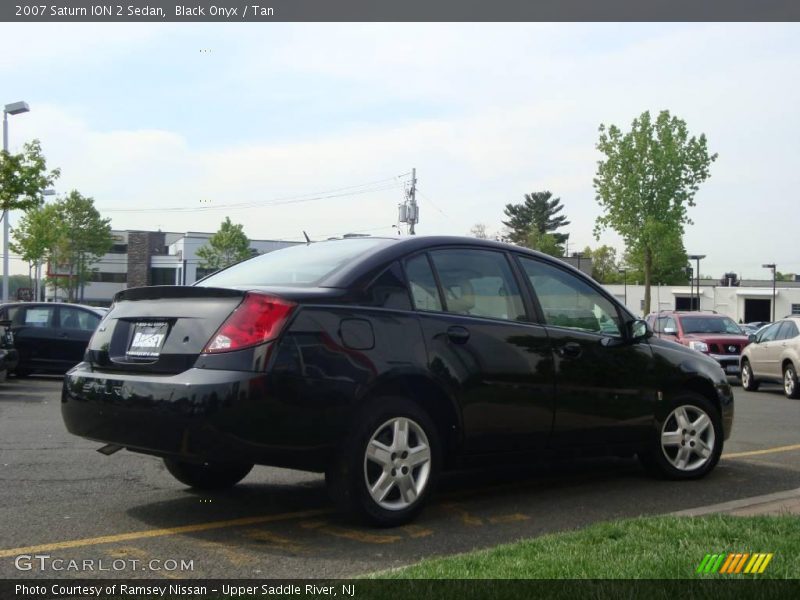 Black Onyx / Tan 2007 Saturn ION 2 Sedan