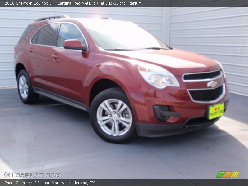 Cardinal Red Metallic / Jet Black/Light Titanium 2010 Chevrolet Equinox LT