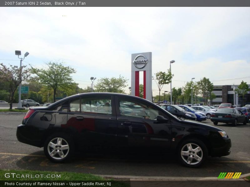 Black Onyx / Tan 2007 Saturn ION 2 Sedan