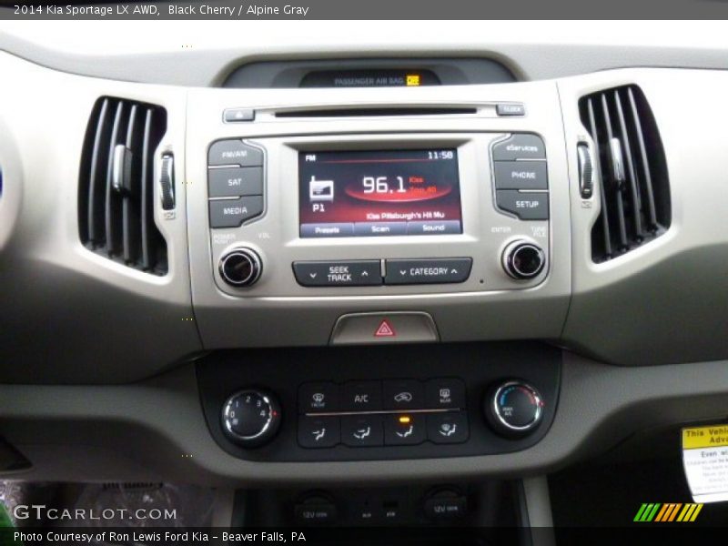 Controls of 2014 Sportage LX AWD