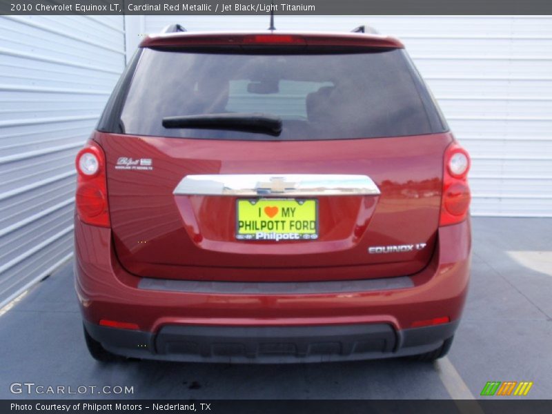 Cardinal Red Metallic / Jet Black/Light Titanium 2010 Chevrolet Equinox LT