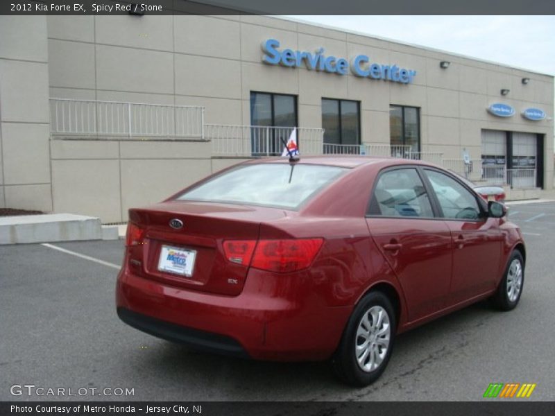 Spicy Red / Stone 2012 Kia Forte EX