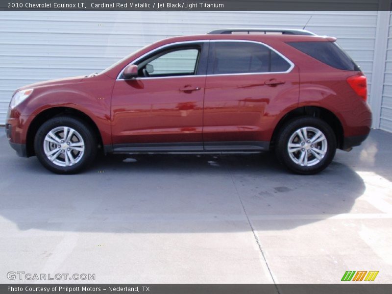 Cardinal Red Metallic / Jet Black/Light Titanium 2010 Chevrolet Equinox LT