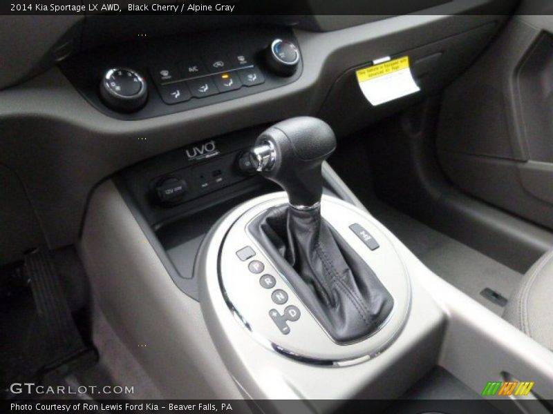  2014 Sportage LX AWD 6 Speed Sportmatic Automatic Shifter