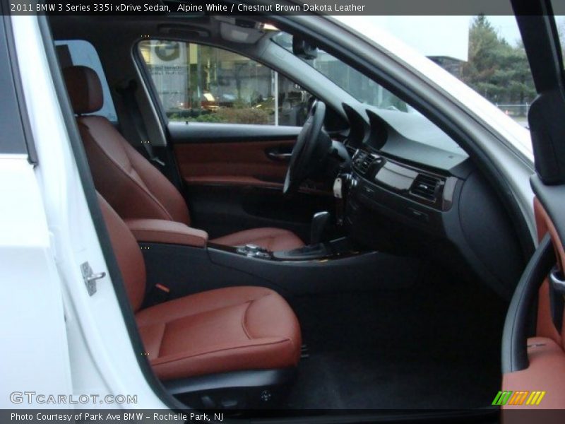 Alpine White / Chestnut Brown Dakota Leather 2011 BMW 3 Series 335i xDrive Sedan