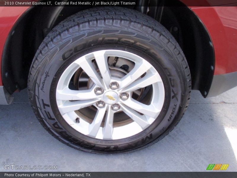 Cardinal Red Metallic / Jet Black/Light Titanium 2010 Chevrolet Equinox LT