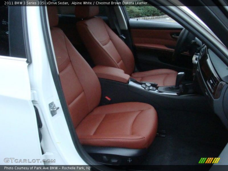 Alpine White / Chestnut Brown Dakota Leather 2011 BMW 3 Series 335i xDrive Sedan