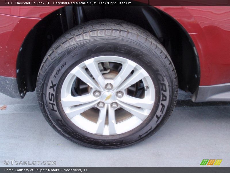 Cardinal Red Metallic / Jet Black/Light Titanium 2010 Chevrolet Equinox LT