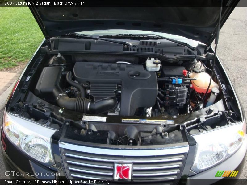 Black Onyx / Tan 2007 Saturn ION 2 Sedan