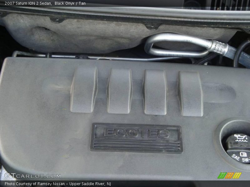Black Onyx / Tan 2007 Saturn ION 2 Sedan