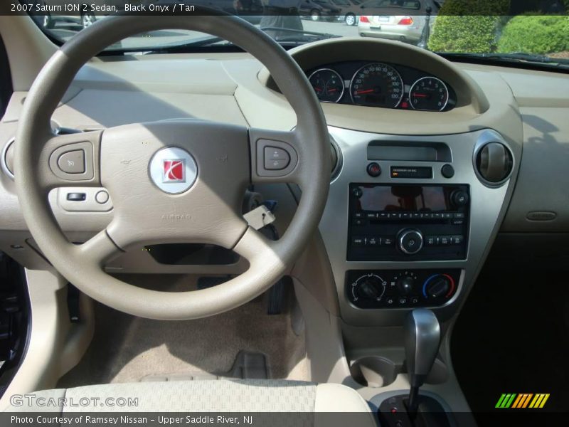 Black Onyx / Tan 2007 Saturn ION 2 Sedan