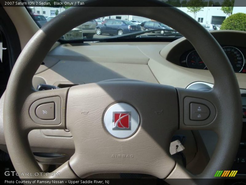 Black Onyx / Tan 2007 Saturn ION 2 Sedan