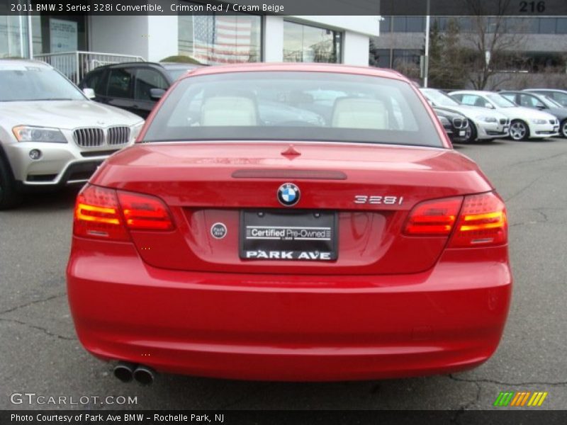 Crimson Red / Cream Beige 2011 BMW 3 Series 328i Convertible