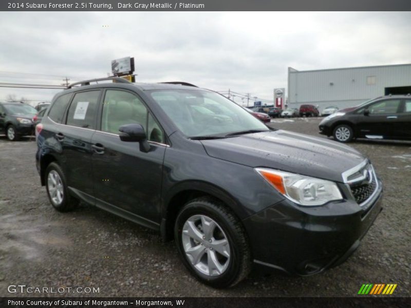 Dark Gray Metallic / Platinum 2014 Subaru Forester 2.5i Touring