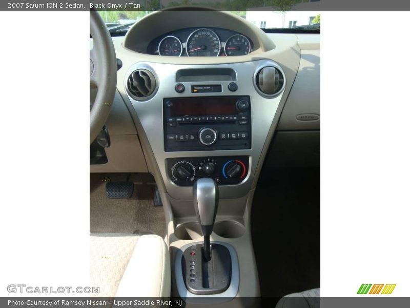 Black Onyx / Tan 2007 Saturn ION 2 Sedan